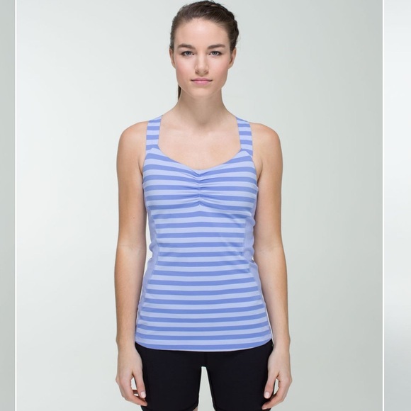 lululemon athletica Tops - Lululemon Core Kicker Apex Stripe Lavender Dusk Tank Size 6